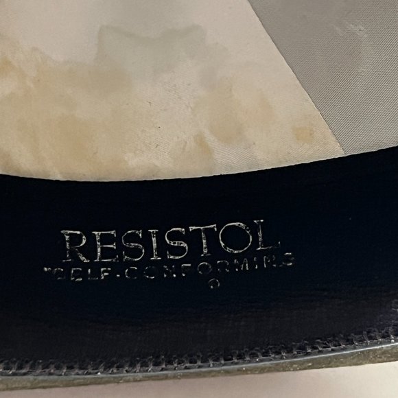 Resistol Self Conforming Long Oval Cowboy Hat Brown Tanners Idaho Fedora - Picture 7 of 16